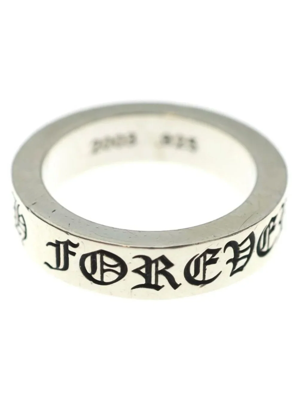 Chrome Hearts Spacer Forever Ring Silver